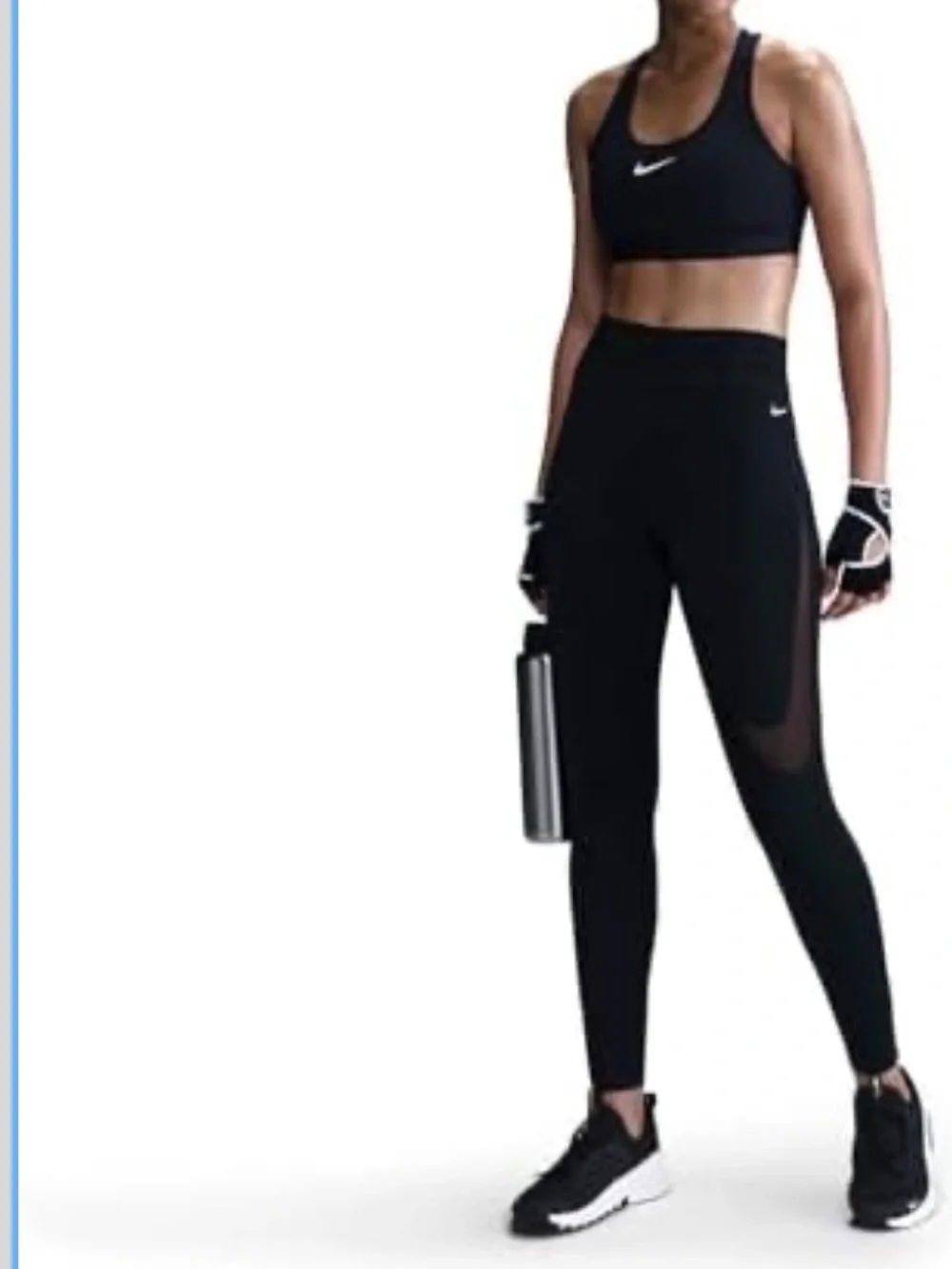 NIKE PRO WOMEN'S TRAINING SCULPT HIGH WAISTED MESH PANEL LEGGINGS - Picture 1 of 4